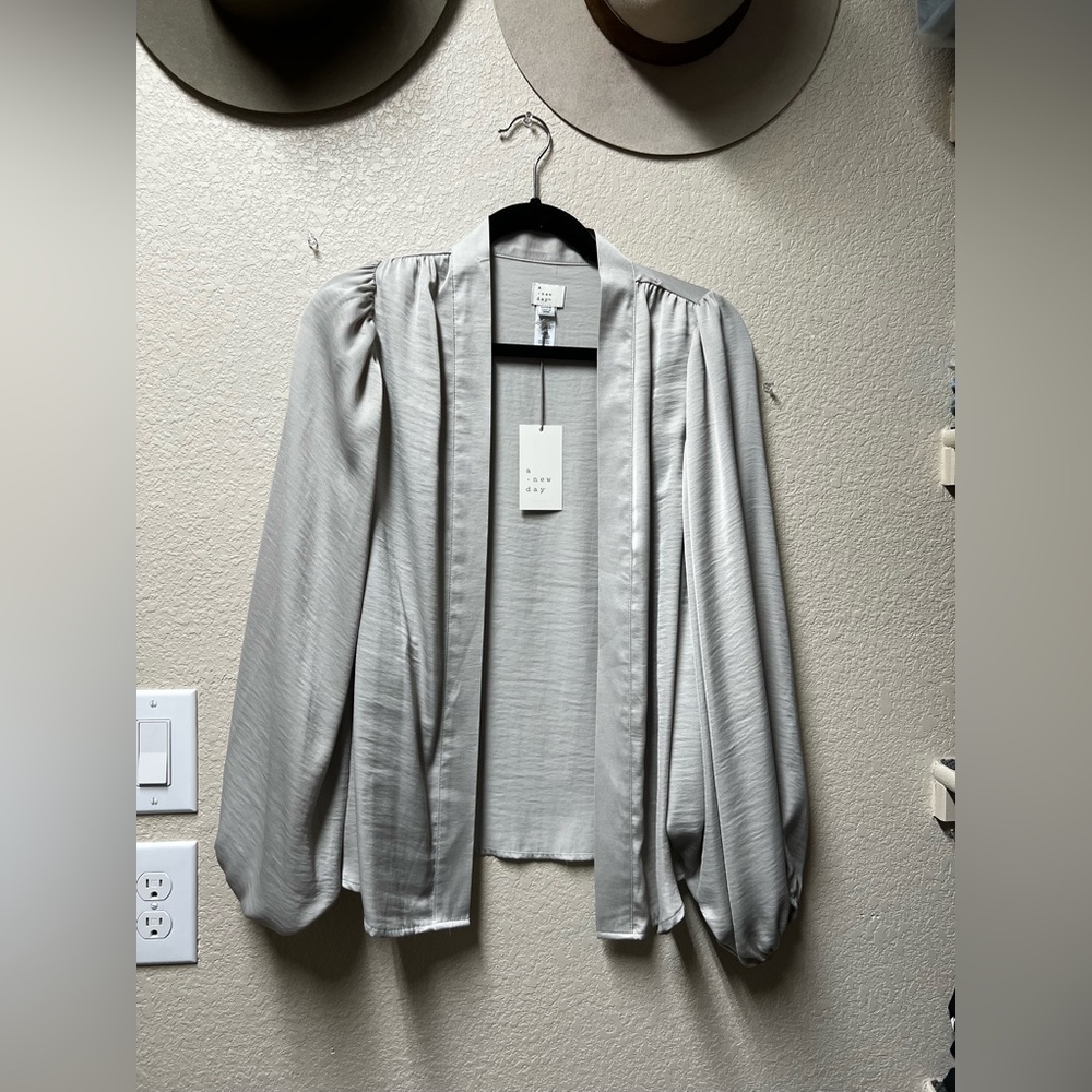 A new day satin shaw/ jacket
